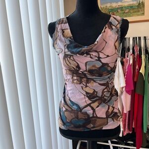 Simply Vera Vera Wang Multicolor Floral Blouse